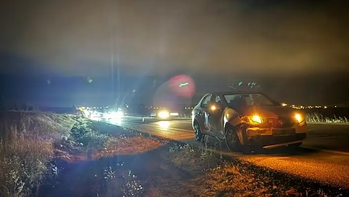 Önce kamyonetin ardından otomobilin çarptı genç hayatını kaybetti....