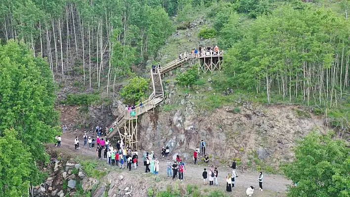 Kayseri'nin gözde mekanı Ortaseki ormanları bakın nerede?