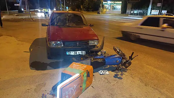 Adana Kozan'da motosiklet kazası: 1 yaralı