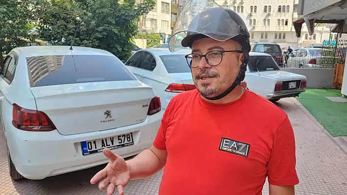 Otomobil sürücüsüne 'kask' cezası şaşkınlığı!
