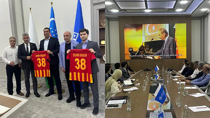 Özbek sanayicilere Kayserispor forması!