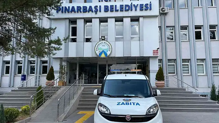 Pınarbaşı Belediyesi'ne zabıta aracı desteği