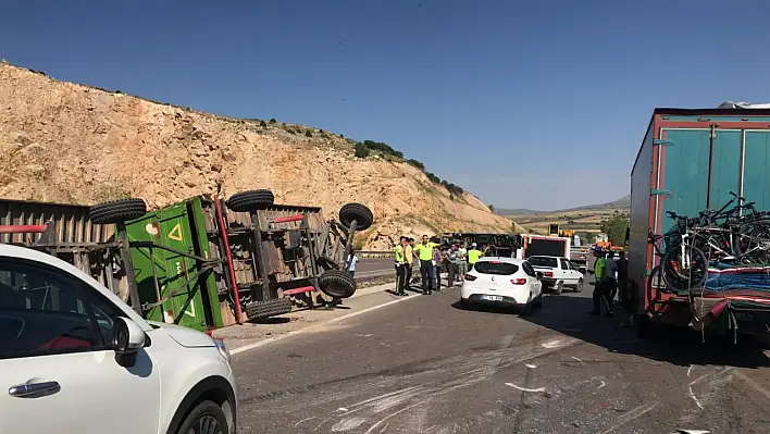 Pınarbaşı'da zincirleme kaza!