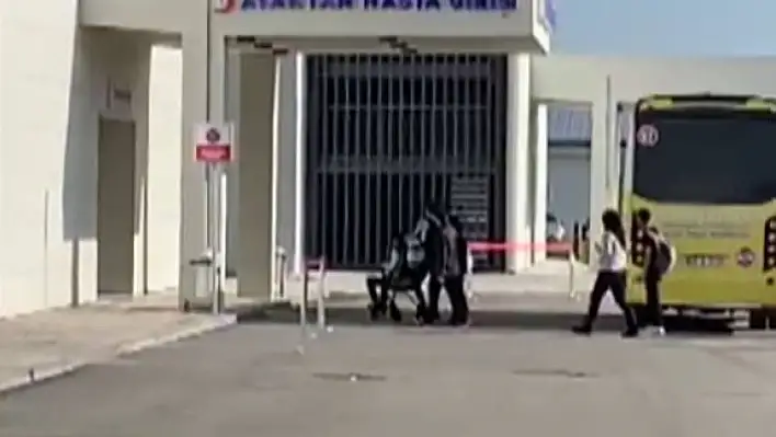 Otobüste rahatsızlanan yolcu hastaneye ulaştırıldı