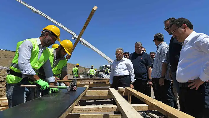 Önemli projenin inşaatında inceleme