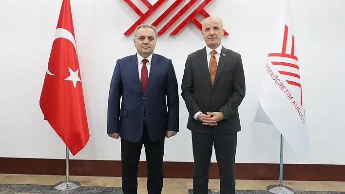 Rektör Altun'dan YÖK Başkanı Özvar'a ziyaret!