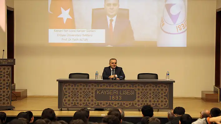 Rektör Altun, Kayseri Lisesi öğrencileriyle buluştu!