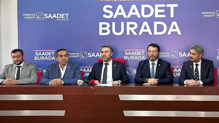 Saadet Partisi'nden Gazze için sert tepki: ''Gazze Gazzelilerindir!''