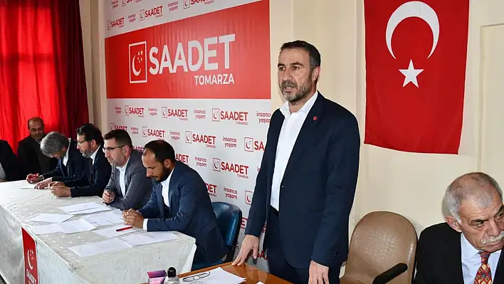 Saadet Partisi Tomarza'da bir araya geldi