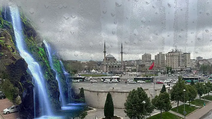 Sağanak yağış Kayseri'nin turizm bölgesini coşturdu!