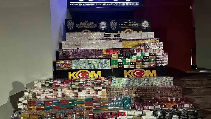 3 Milyon TL'lik kaçak ürün tırda ele deçirildi