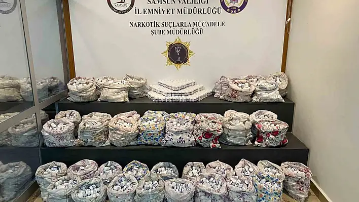 Samsun'da çok miktarda uyuşturucu madde ele geçirildi!