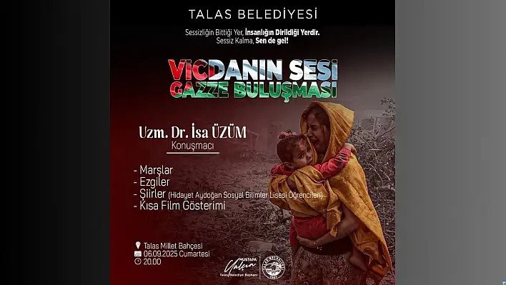 Sanat ve edebiyat Gazze için buluşuyor