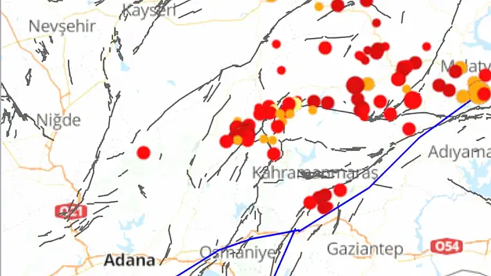 Sarız ve Pınarbaşı'nda 3 deprem oldu