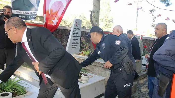 Şehit Kaymakam Saim Bey, şehadetinin 105. yılında Kozan'da anıldı