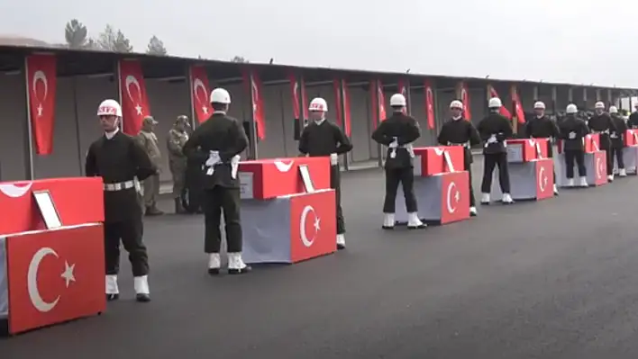 Şehitlerimiz Memleketlerine Törenle Uğurlandı