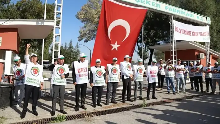 Şeker Fabrikası çalışanları iş bıraktı!