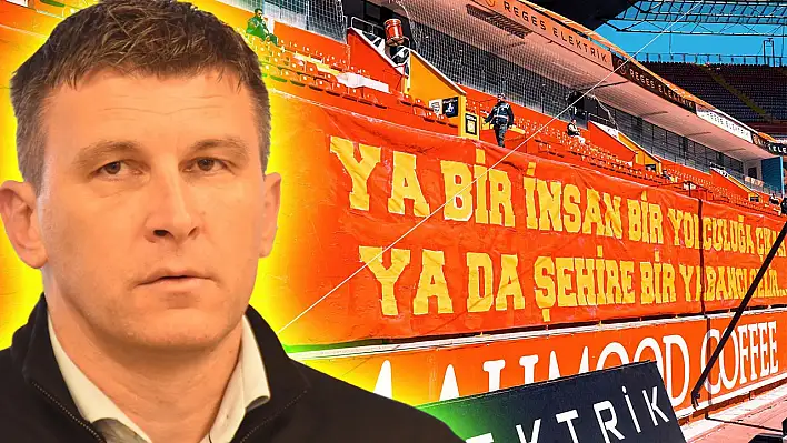 Sergej Jakirovic kendisi için hazırlanan pankarta yorum yaptı ve ardından itiraf geldi