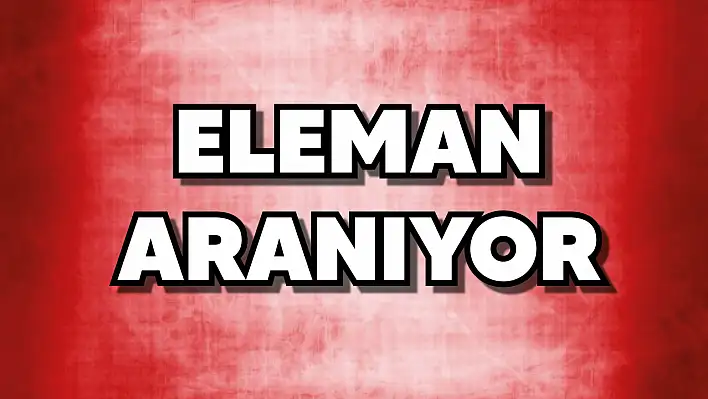 Ses Çelik Eleman İlanı