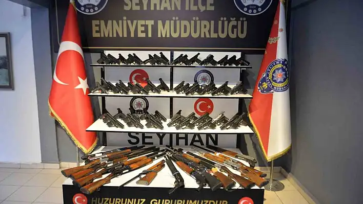 Seyhan'da Polis Operasyonu: 80 Tabanca Bulundu