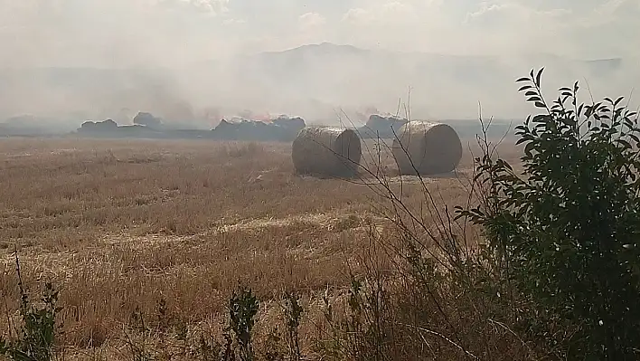 Sivas, Gemerek'te Anız Yangını