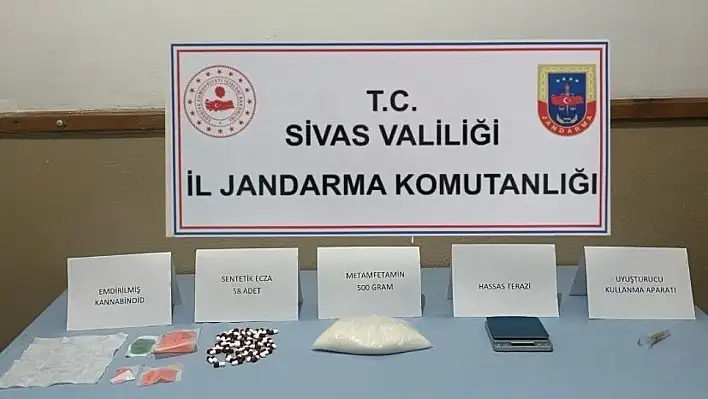 Sivas'ın 2 ilçesinde operasyon: 1 kişi tutuklandı