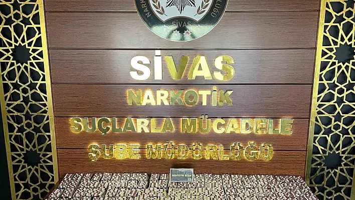 Sivas'ta çok miktarda uyuşturucu madde ele geçirildi!