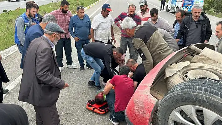 Sivas'ta başıboş köpek kazaya sebep oldu!