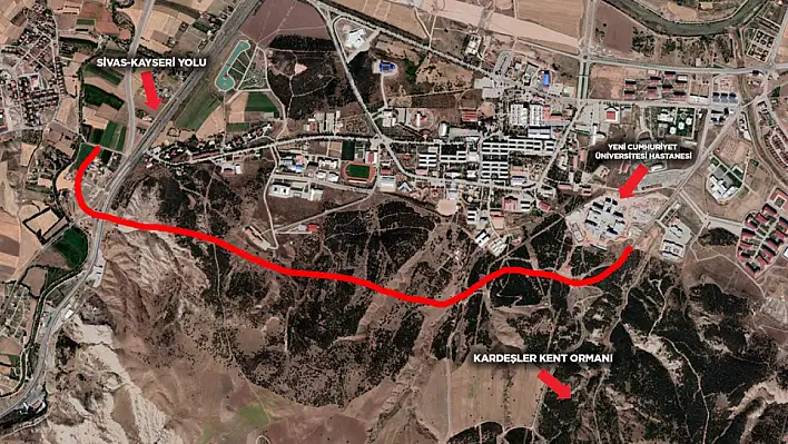 Sivas'taki yeni hastane Kayseri'ye de yarayacak: Bağlantı için köprülü kavşak kuruluyor!