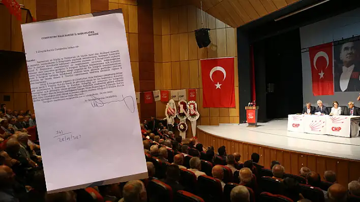 Son dakika! CHP Kayseri'de şok istifa- Bilgim dışında...