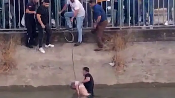 Sulama kanalına düşen şahıstan acı haber!