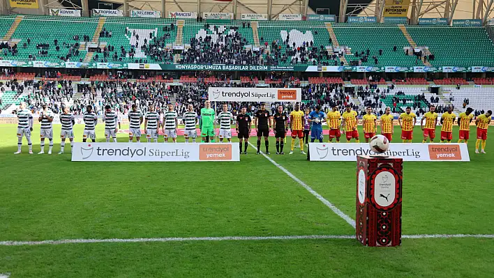 Süper Lig: Konyaspor: 0 - Kayserispor: 0 (İlk yarı)