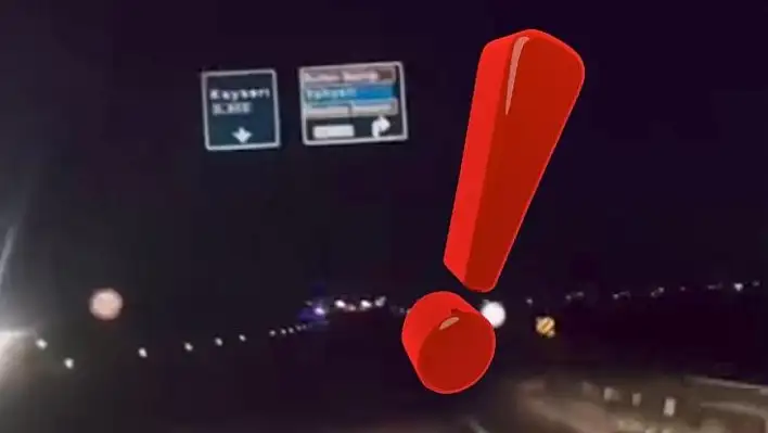 Tabela ve ışıklandırma yok: Kayseri'de bu kavşak kazalara davetiye çıkarıyor!