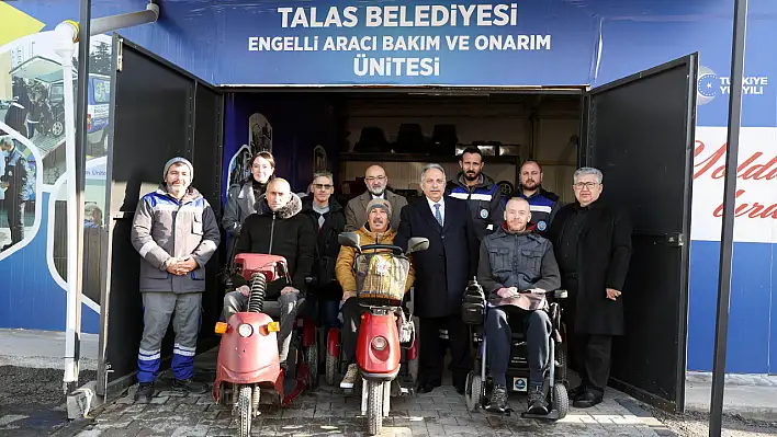 Talas Belediyesi'nden engelli vatandaşlara önemli hizmet- Türkiye'de ilk