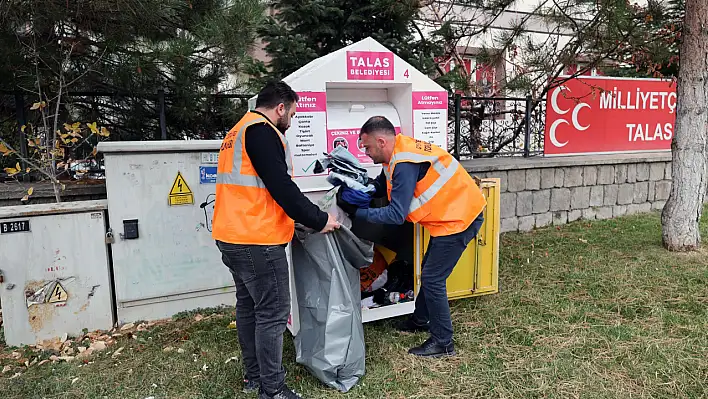 Talas Belediyesi'nden sıfır atık projesine estetik dokunuş