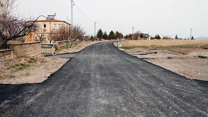 Talas'ta Reşadiye mahallesi asfalta kavuşuyor