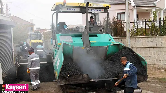 Talas'ta Asfalt Sezonu Bitmez