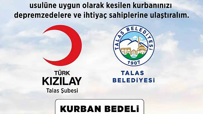 Talas Belediyesi bir sosyal sorumluluk çalışmasına imza attı