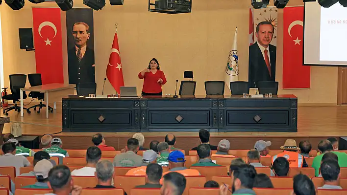 Talas'ta kene eğitimi verildi!