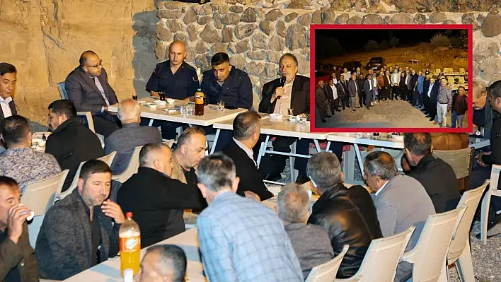 Talas'ta muhtarlar toplantısının durağı Mengücek Mahallesi oldu!