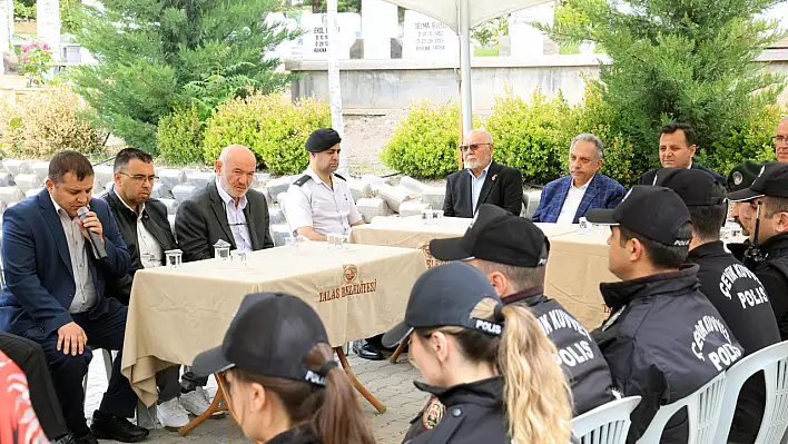 Talas'ta şehitler anıldı!