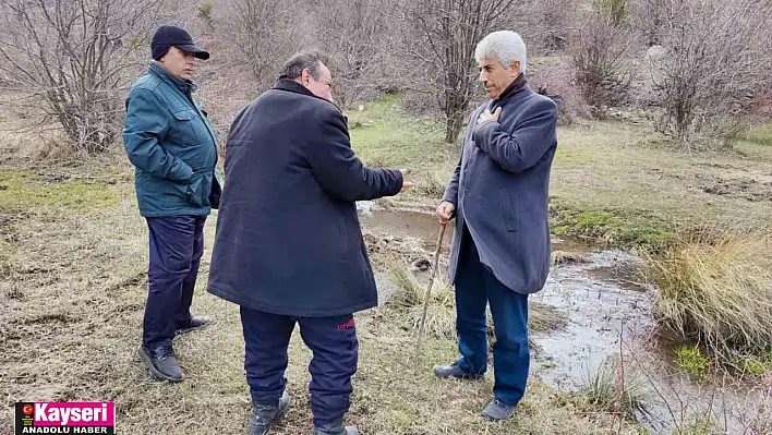 Talas'ta sulama kanalları yaza hazırlanıyor