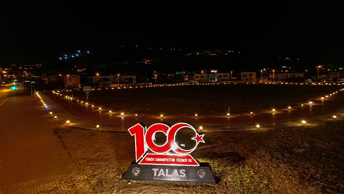 Talas'tan Cumhuriyet'in 100'üncü yılına özel çalışma...