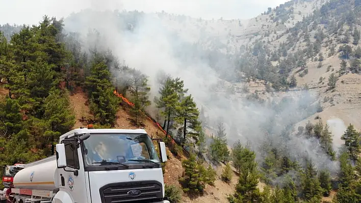 Talas'tan Kahramanmaraş'taki yangına destek!