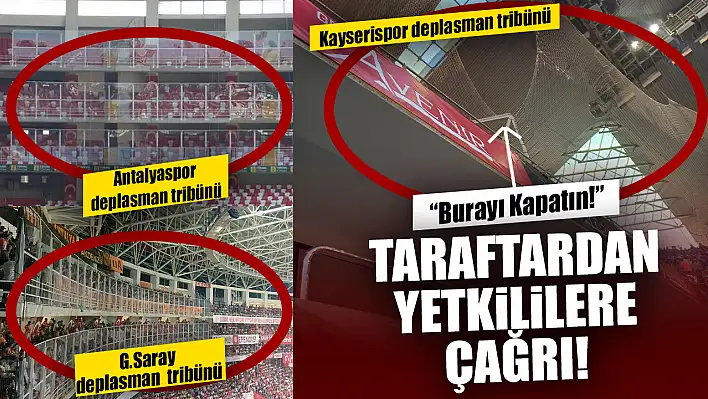 Taraftardan yetkililere çağrı! 'Kapatın...' - Kayserispor haberleri