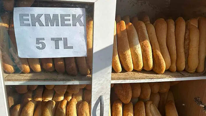 O ilçede ekmek 5 TL'ye düştü!