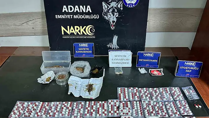 Evde kurduğu serayla uyuşturucu üreten şüpheli yakalandı