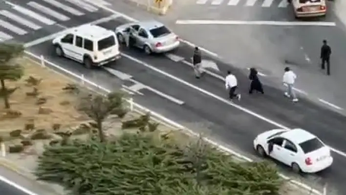 Nevşehir'de yol verme kavgası