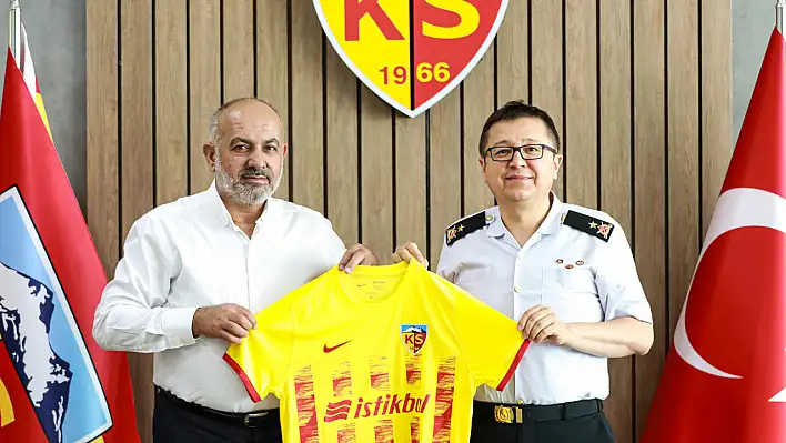 Tuğgeneral Dr. Yüksel Yiğit, Kayserispor'u Ziyaret Etti