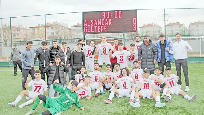 U18 Ligi'nde şampiyon Gültepespor...